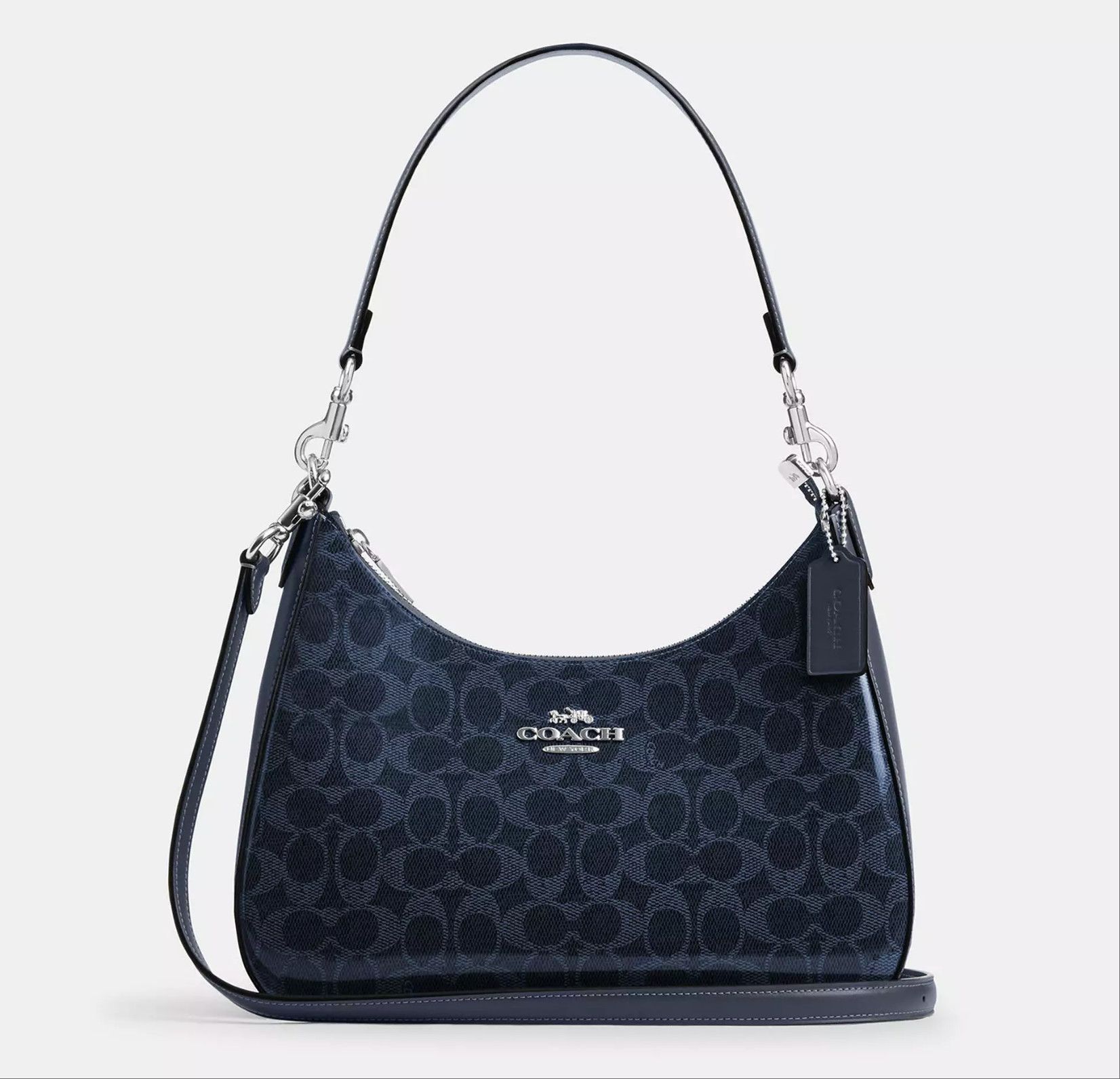Coach Teri Hobo Bag In Signature Canvas CAK28 Size ONE SIZE - 10 Thumbnail