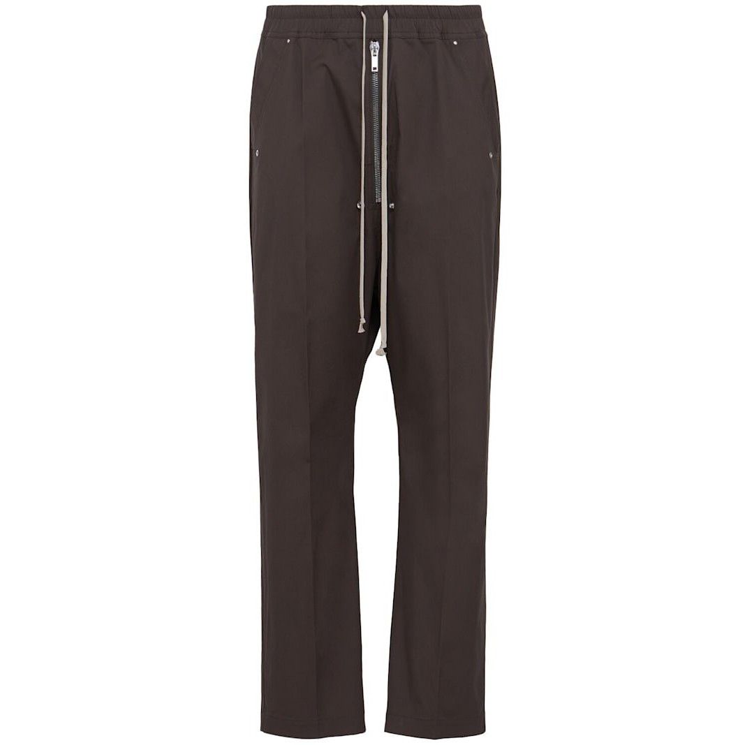 Rick Owens RICK OWENS Bela Drawstring Dark Dust Cotton Pants New & Auth Size US 32 / EU 48 - 1 Thumbnail