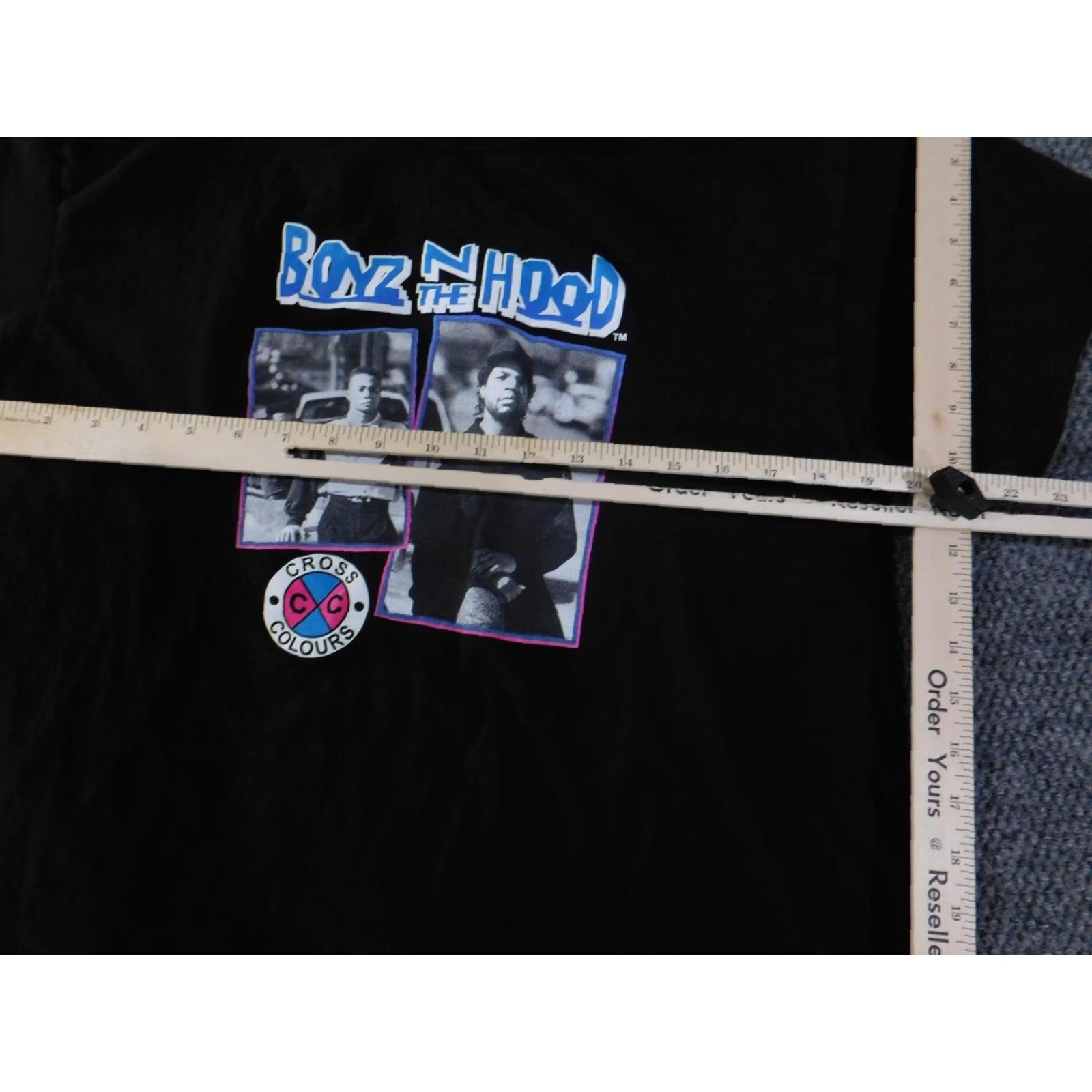 Vintage VINTAGE Cross Colours Boyz N The Hood Shirt Mens Large Black Graphic Tee Hip Hop Movie Girls Size US L / EU 52-54 / 3 - 5 Thumbnail
