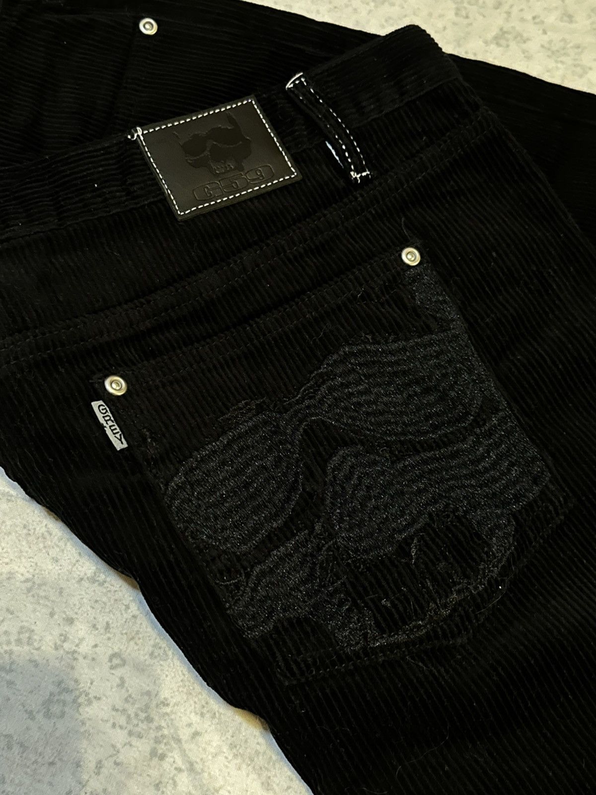 G59 Records Black Corduroy G59 Records Pants - Skull Pocket Size US 38 / EU 54 - 1 Thumbnail