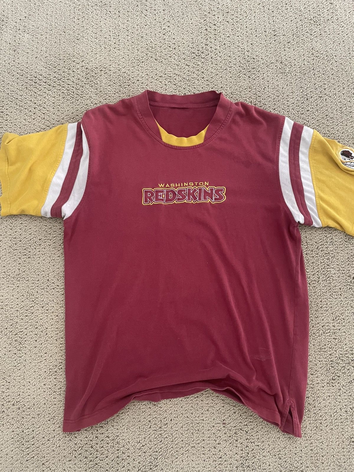 Vintage 90s Redskins Tee Size US S / EU 44-46 / 1 - 1 Thumbnail