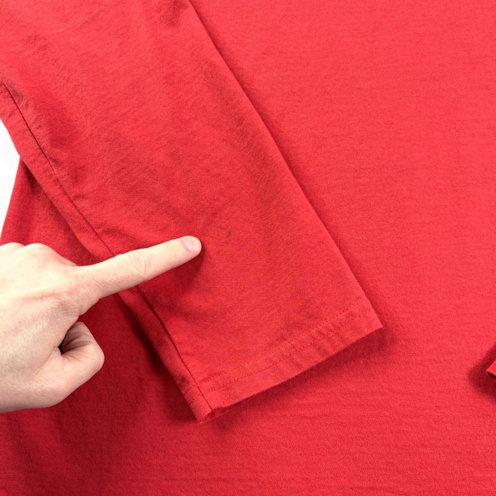 Polo Ralph Lauren Polo Ralph Lauren Hoodie Mens Medium Red Lightweight Pullover Shirt Size US M / EU 48-50 / 2 - 2 Thumbnail