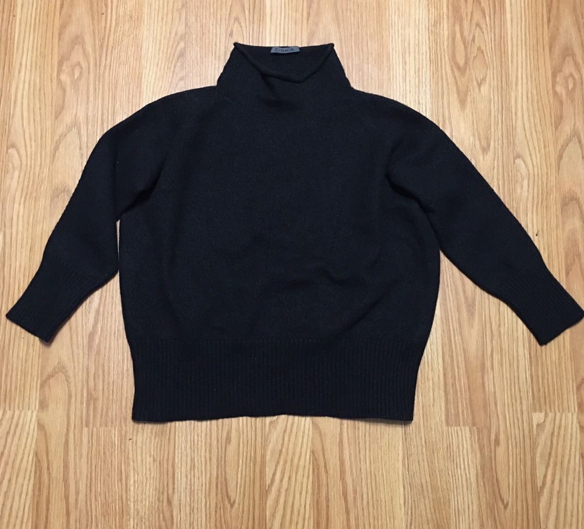 OSKA OSKA Black Virgin Wool High neck Sweater Size XS Size XS / US 0-2 / IT 36-38 - 1 Thumbnail