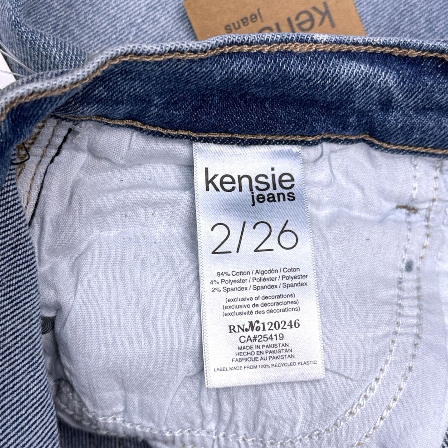 Vintage Kensie Kelsey High Rise Skinny Jeans 2/26 Vintage Luxe Stretch Denim Blue Jeans Slim Women Size 26" / US 2 / IT 38 - 7 Thumbnail