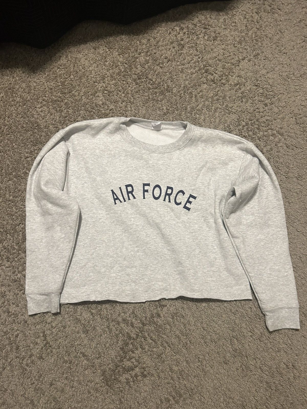 Vintage Cropped air force sweatshirt Size US M / EU 48-50 / 2 - 1 Thumbnail