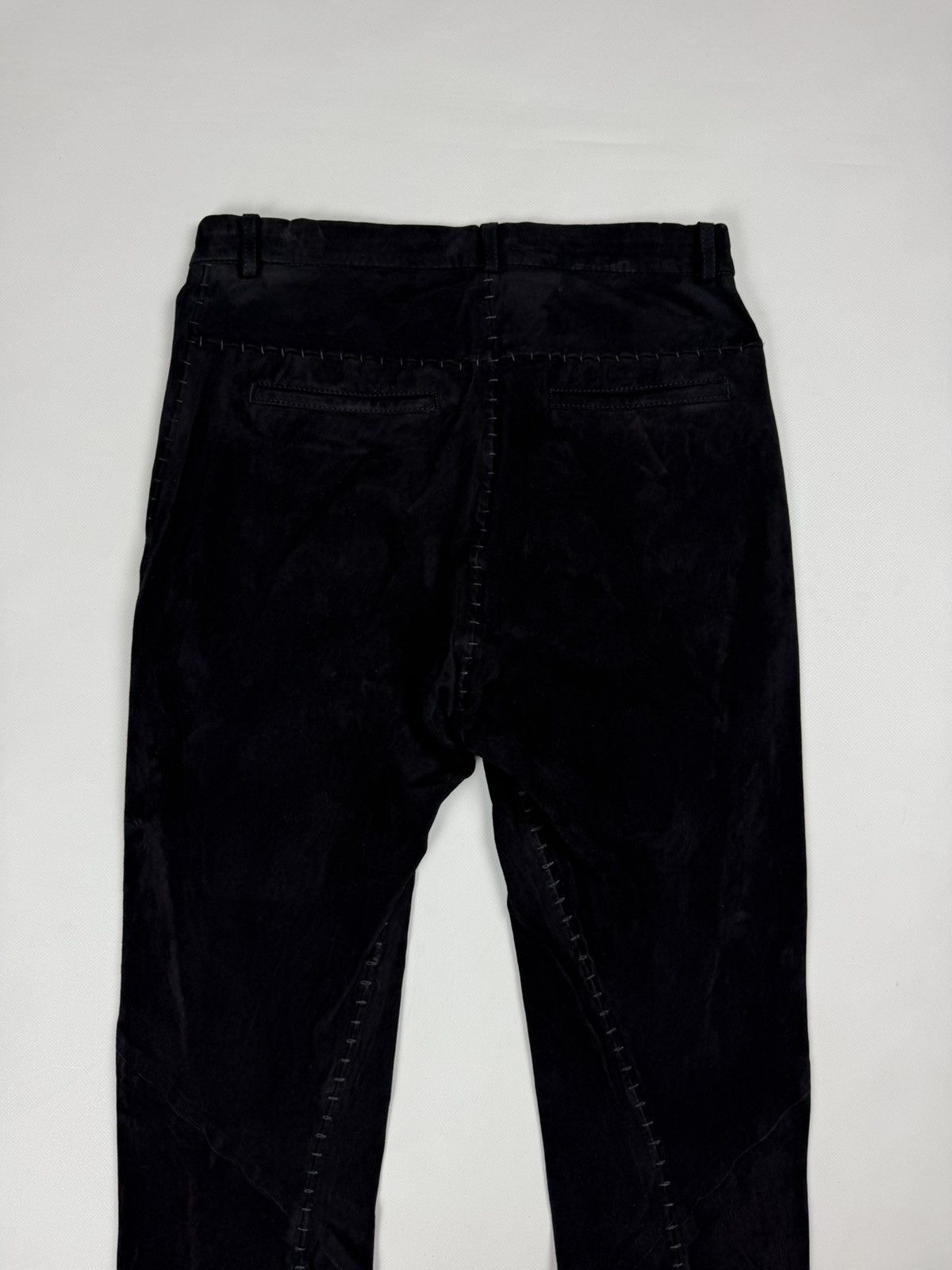 Isaac Sellam Experience Isaac Sellam Vigilante H21 Noir Leather Pants Trousers Size 25" / US 0 / IT 36 - 21 Thumbnail