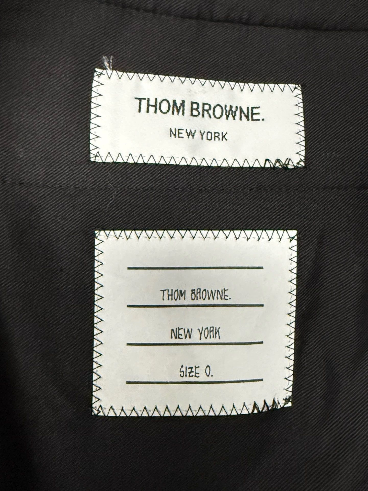 Thom Browne Thom Browne Men's Runway Colorblocked Raw Wool Trousers 0 Size US 28 / EU 44 - 4 Thumbnail