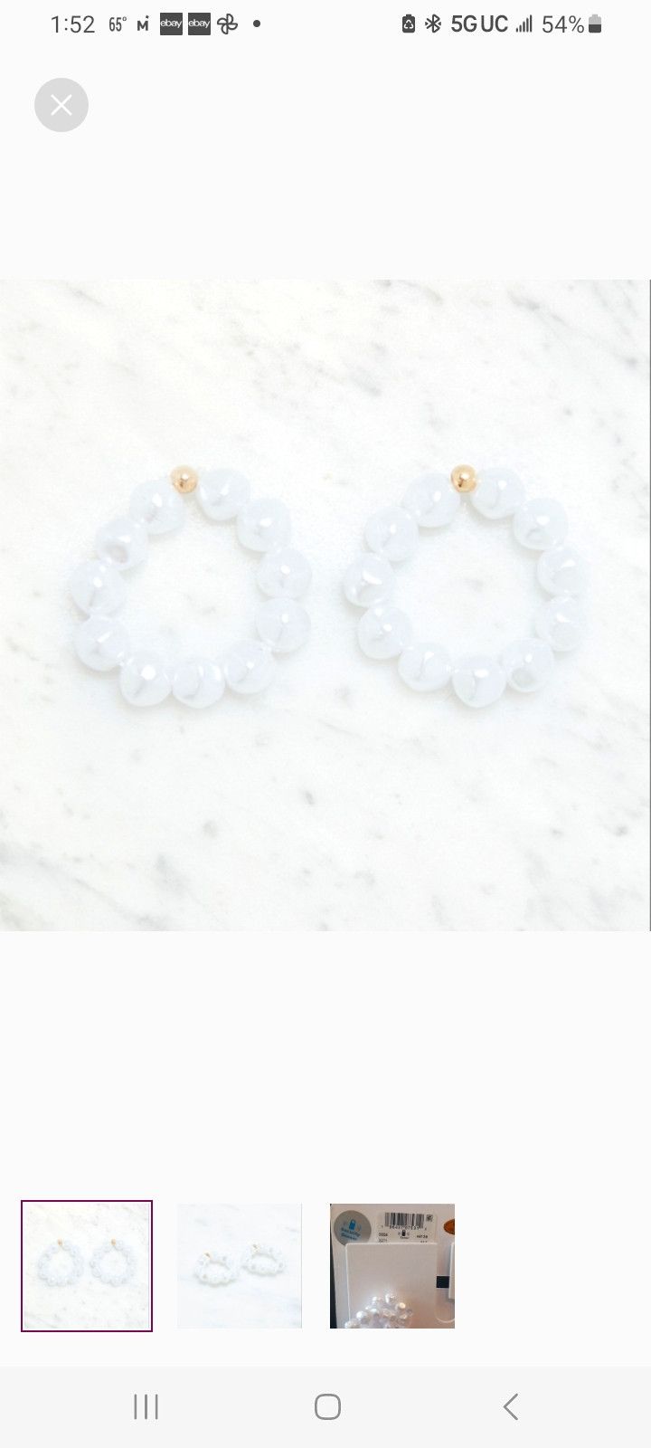Other 2 Pack Pearl Rings By LA Hearts Size ONE SIZE - 1 Thumbnail