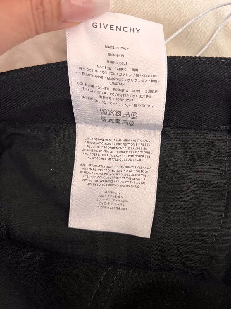 Givenchy Givenchy SizeM Men's Black Denim Jeans Size US 28 / EU 44 - 8 Thumbnail