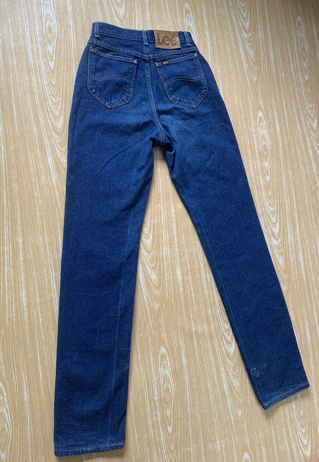 Lee × Vintage Rare!! Vintage 80s Lee Talon42 Zipper Made In USA Denim Pant Size 24" / US 00 / IT 34 - 6 Thumbnail