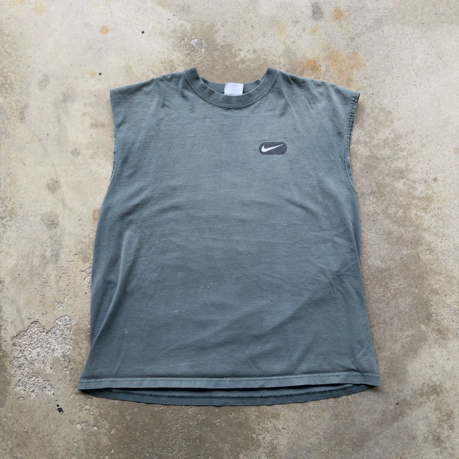 Nike Faded Nike Basketball Cut Off Tank Size US XL / EU 56 / 4 - 2 Thumbnail