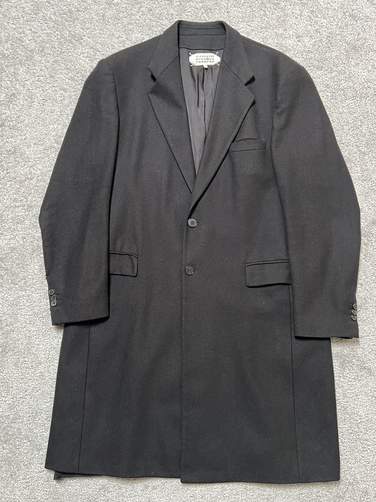 Maison Margiela Vintage Maison Margiela Black Wool Coat Size L Size US L / EU 52-54 / 3 - 1 Thumbnail