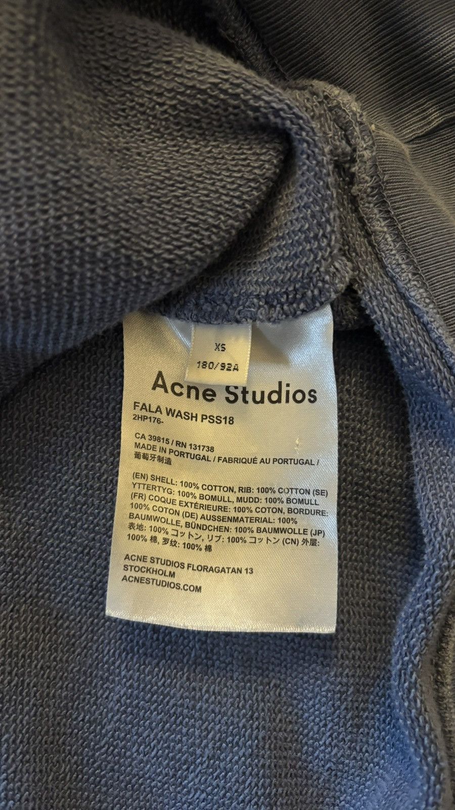 Acne Studios Acne Studios Fala Wash Hoodie Size US M / EU 48-50 / 2 - 5 Thumbnail