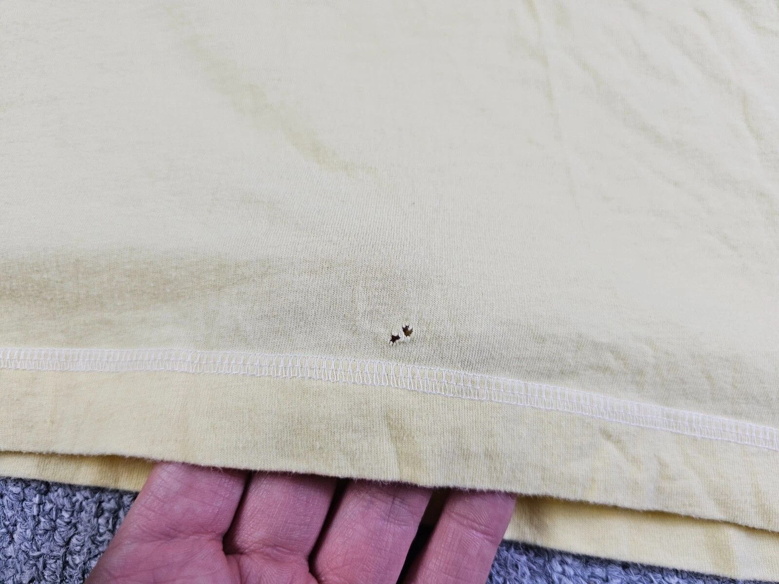 Tommy Bahama Tommy Bahama Relax Vintage Pocket Tee Yellow Cotton Macau XL Size US XL / EU 56 / 4 - 6 Thumbnail