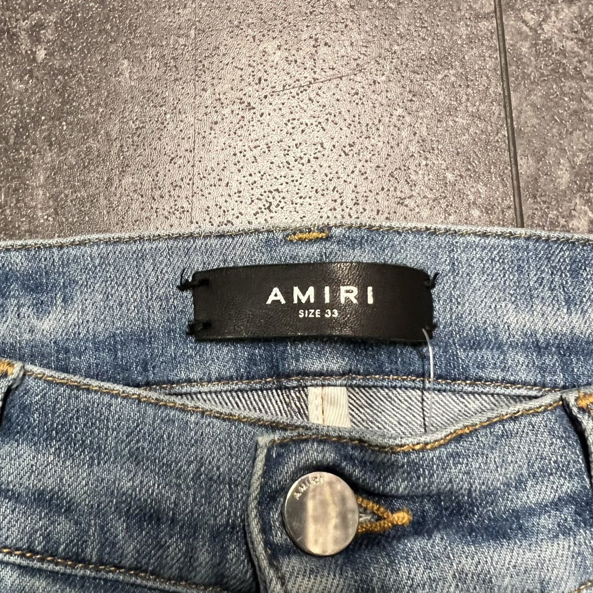 Amiri Amiri Orange Bandana Thrasher Jeans Clay Indigo Size US 33 - 3 Thumbnail
