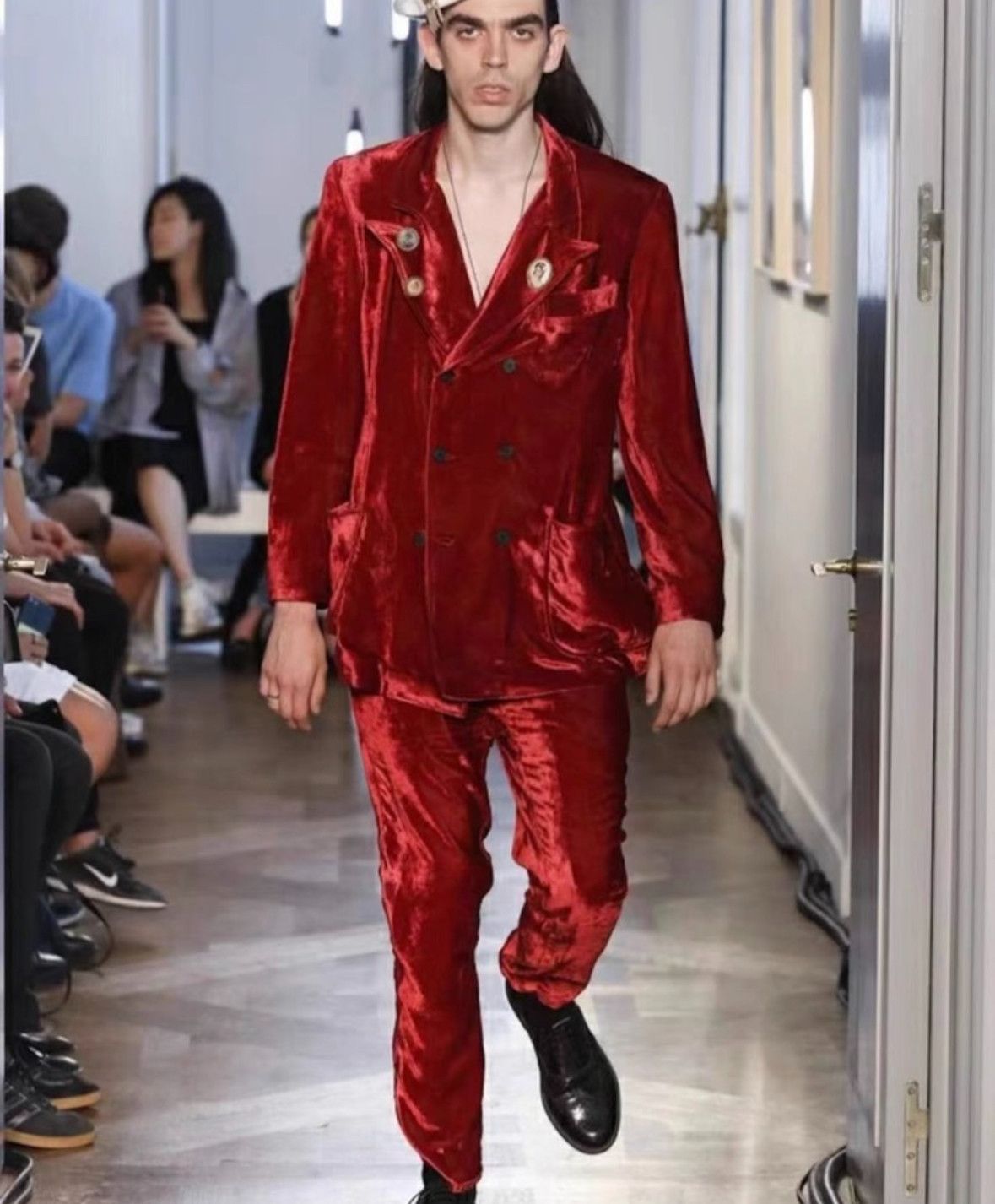 Enfants Riches Deprimes Enfants Riches Deprimes Red Velvet Suit Size US L / EU 52-54 / 3 - 5 Thumbnail