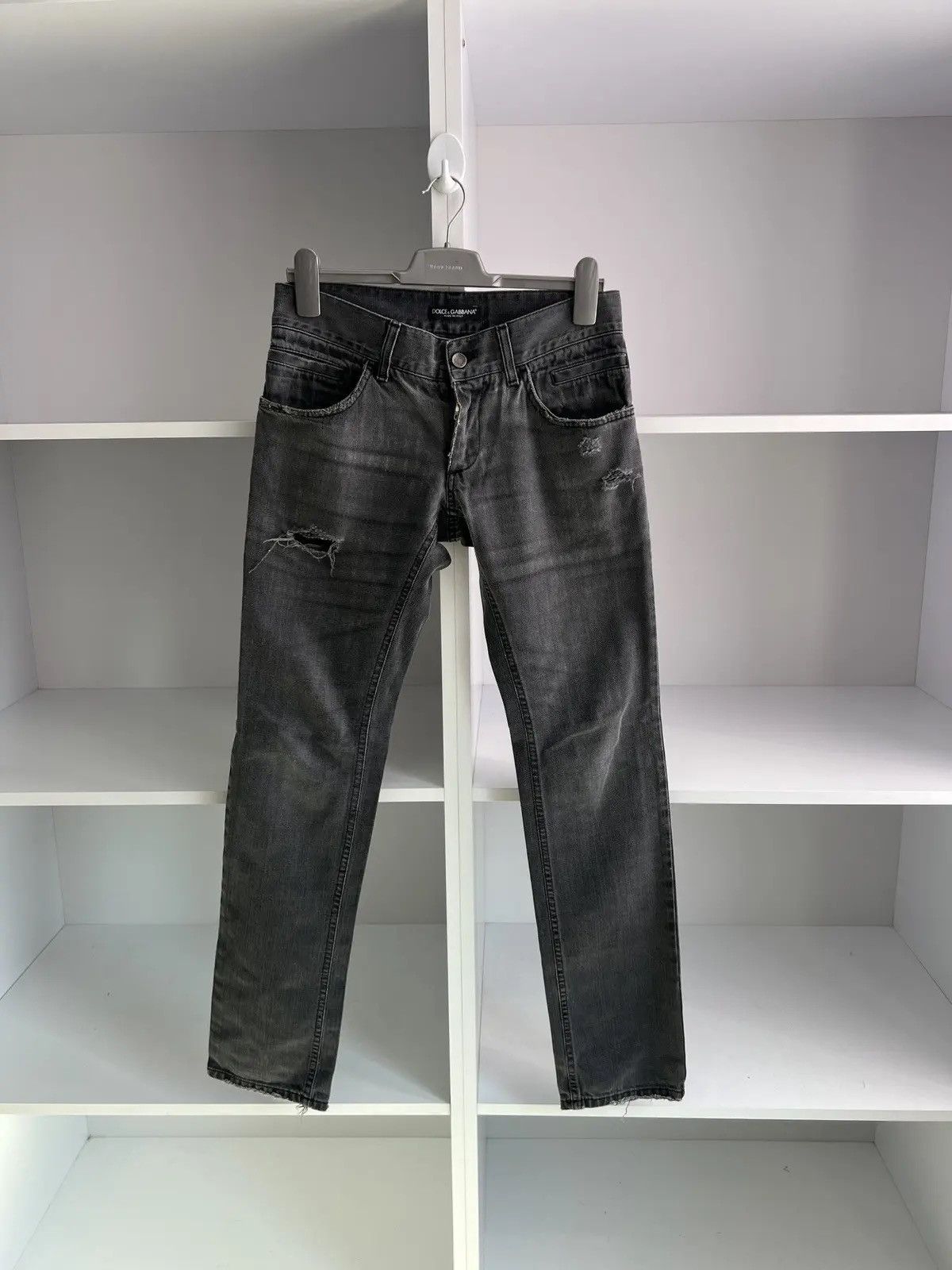 Designer × Dolce & Gabbana × Vintage Vintage Dolce Gabbana Black Archival Y2K pants Size US 32 / EU 48 - 2 Thumbnail