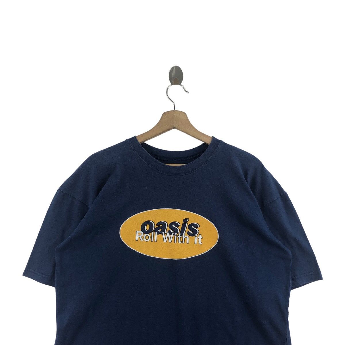 Band Tees × Vintage Pick!! Vtg OASIS Roll With It Top Tee Tshirt Size US L / EU 52-54 / 3 - 3 Thumbnail
