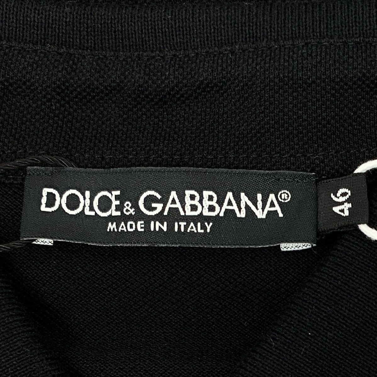 Dolce & Gabbana Dolce & Gabbana Black Crown Embroidered Polo Shirt K26WX Size US S / EU 44-46 / 1 - 5 Thumbnail