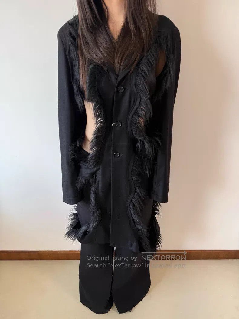 Comme des Garcons Comme des Garcons Frayed Deconstructed Open-Work Long Coat Size S / US 4 / IT 40 - 3 Thumbnail