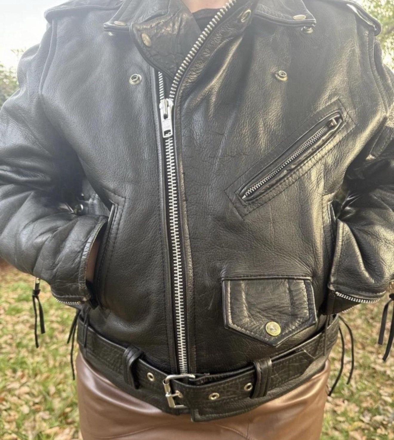 L.A. Roxx Vintage La Roxx Leather Jacket | Size 40 | Made in USA Size US S / EU 44-46 / 1 - 8 Thumbnail