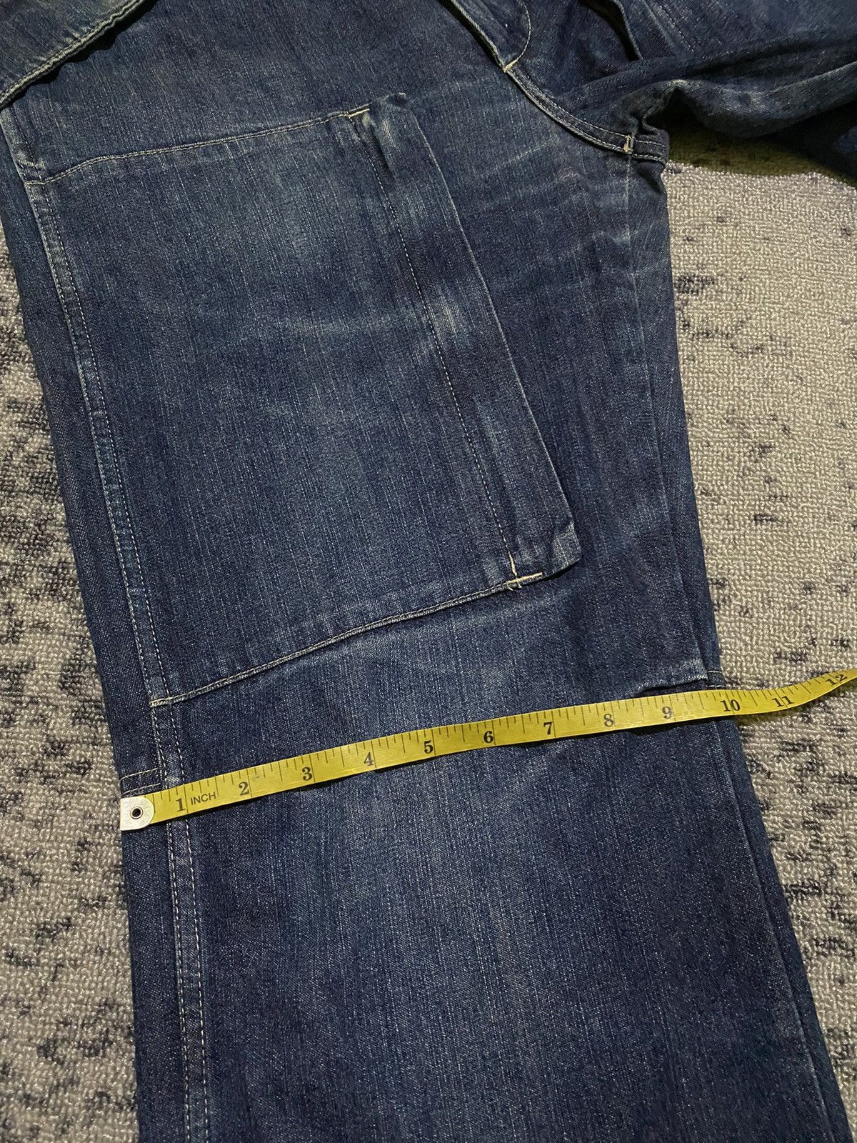 Hysteric Glamour Y2k Blue way “number nine style” baggy jeans Size US 34 / EU 50 - 15 Thumbnail