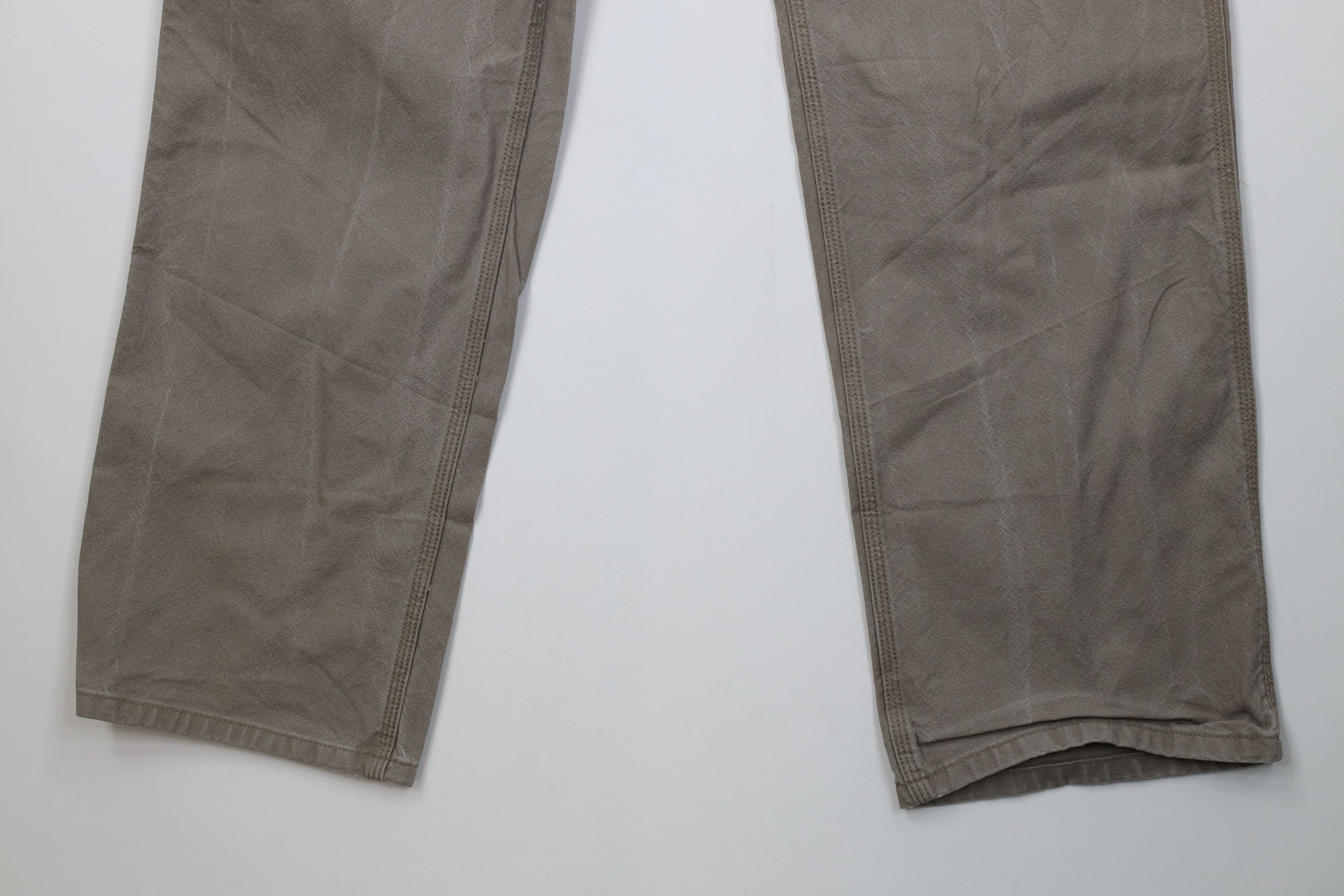 Carhartt Vintage Y2K Carhartt Relaxed Fit Wide Leg Dungaree Pants Size US 38 / EU 54 - 4 Thumbnail
