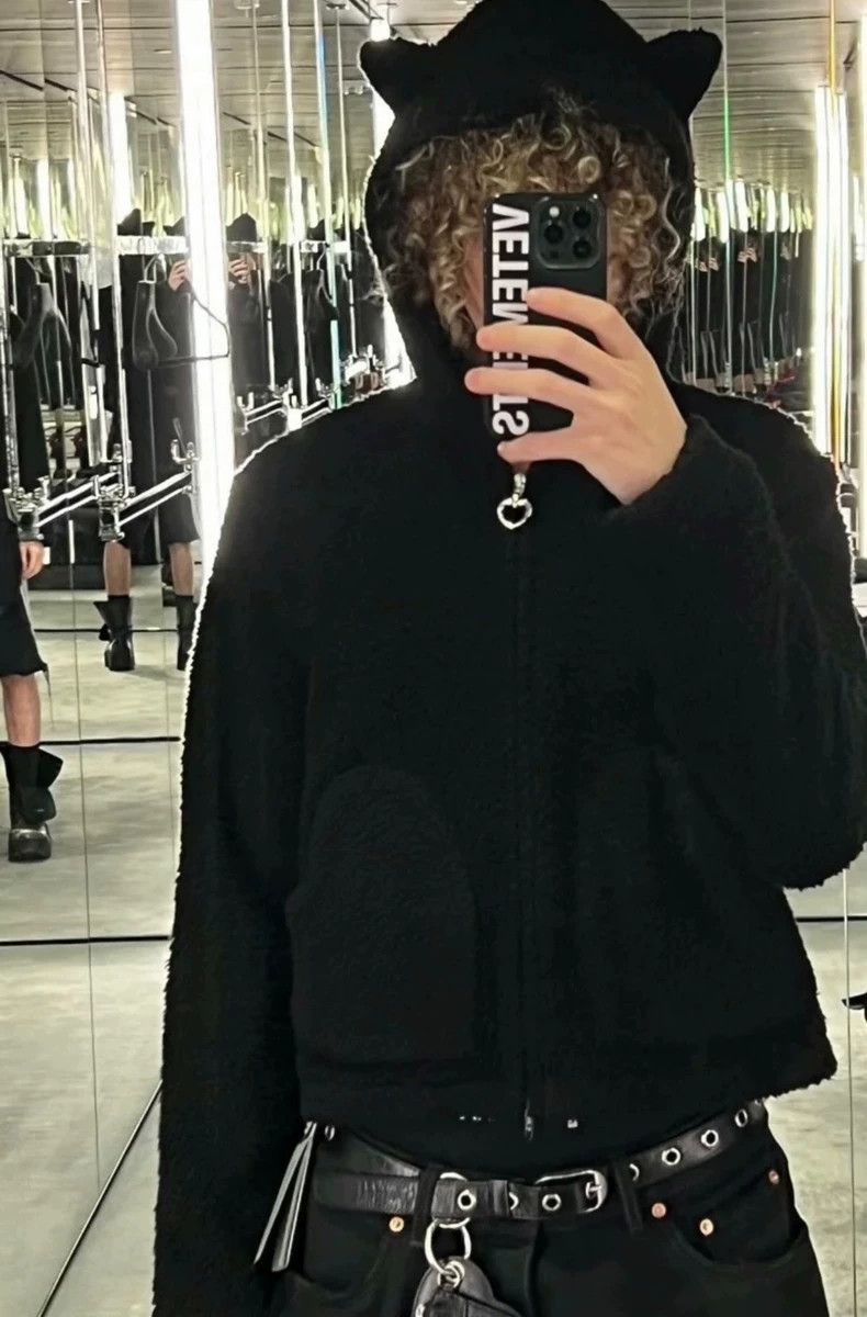Balenciaga Balenciaga 23SS Polar Fleece Bear Love Jacket 2503-Nextarro Size US S / EU 44-46 / 1 - 7 Thumbnail