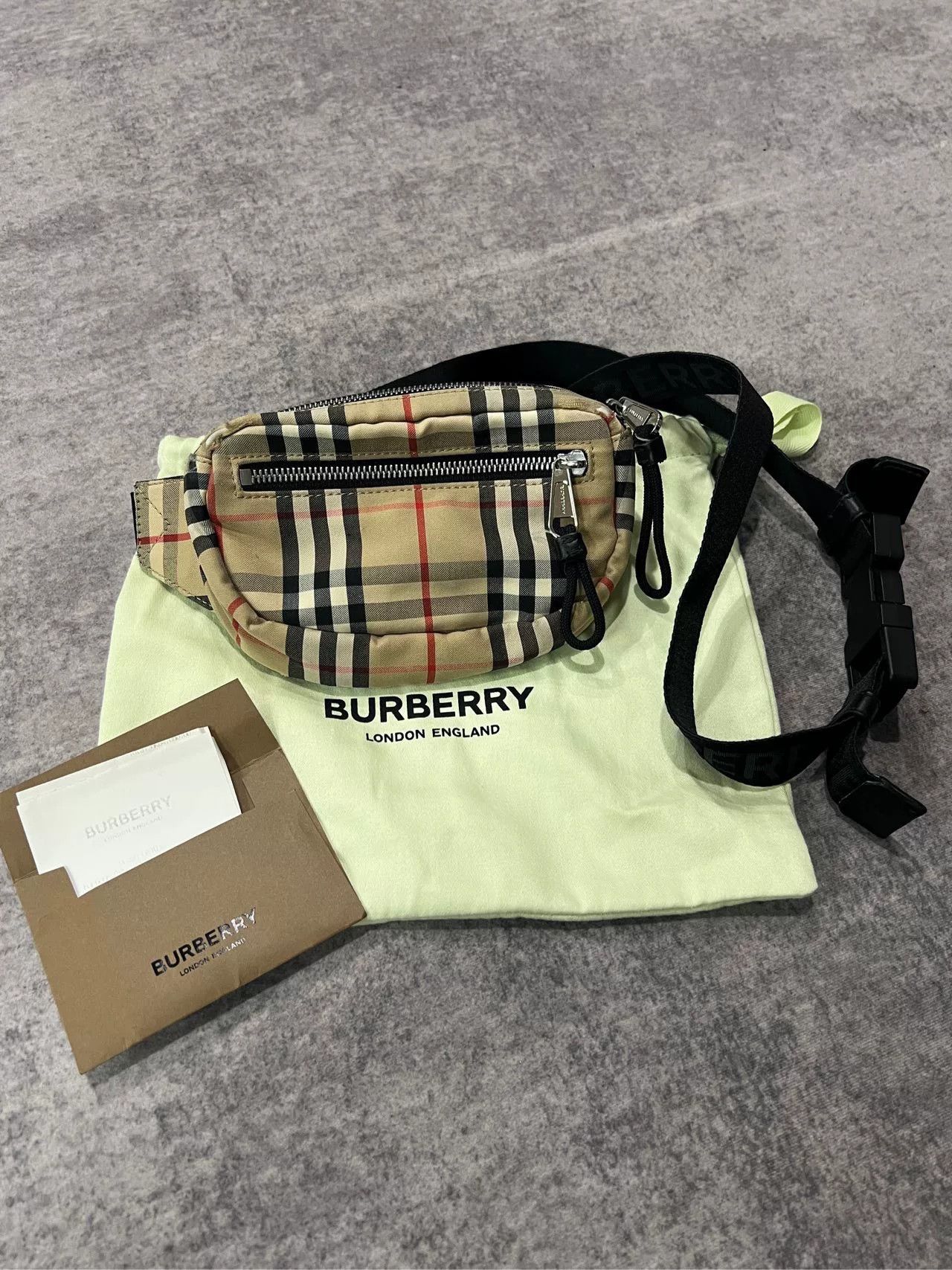 Burberry Burberry Check Fanny Pack Size ONE SIZE - 1 Thumbnail