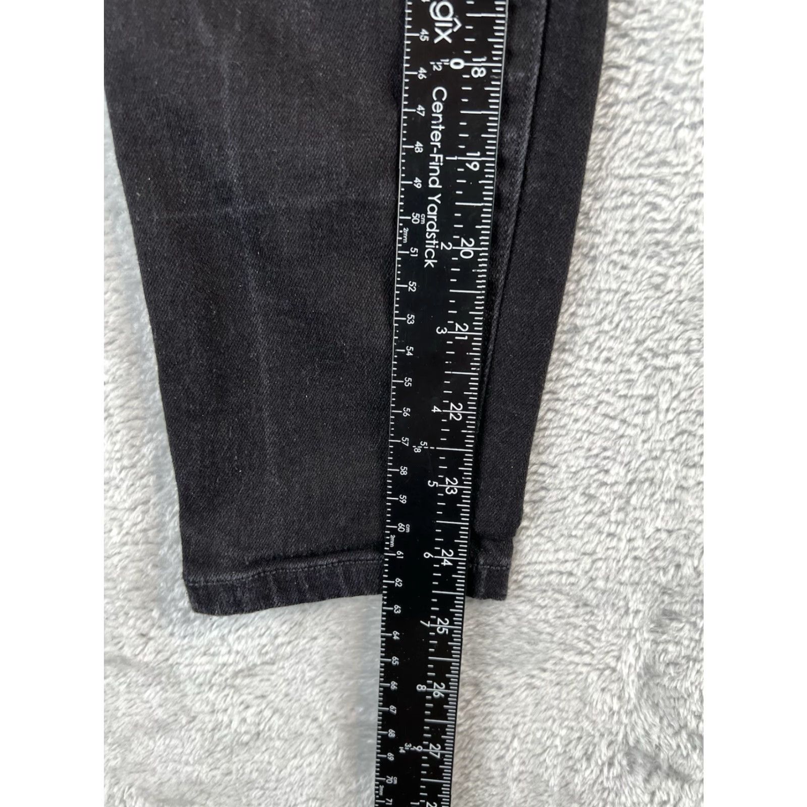 Spanx SPANX Jeggings Womens Small Petite Black Pull On Cotton Stretch Slimming Panel Size 28" / US 6 / IT 42 - 3 Thumbnail