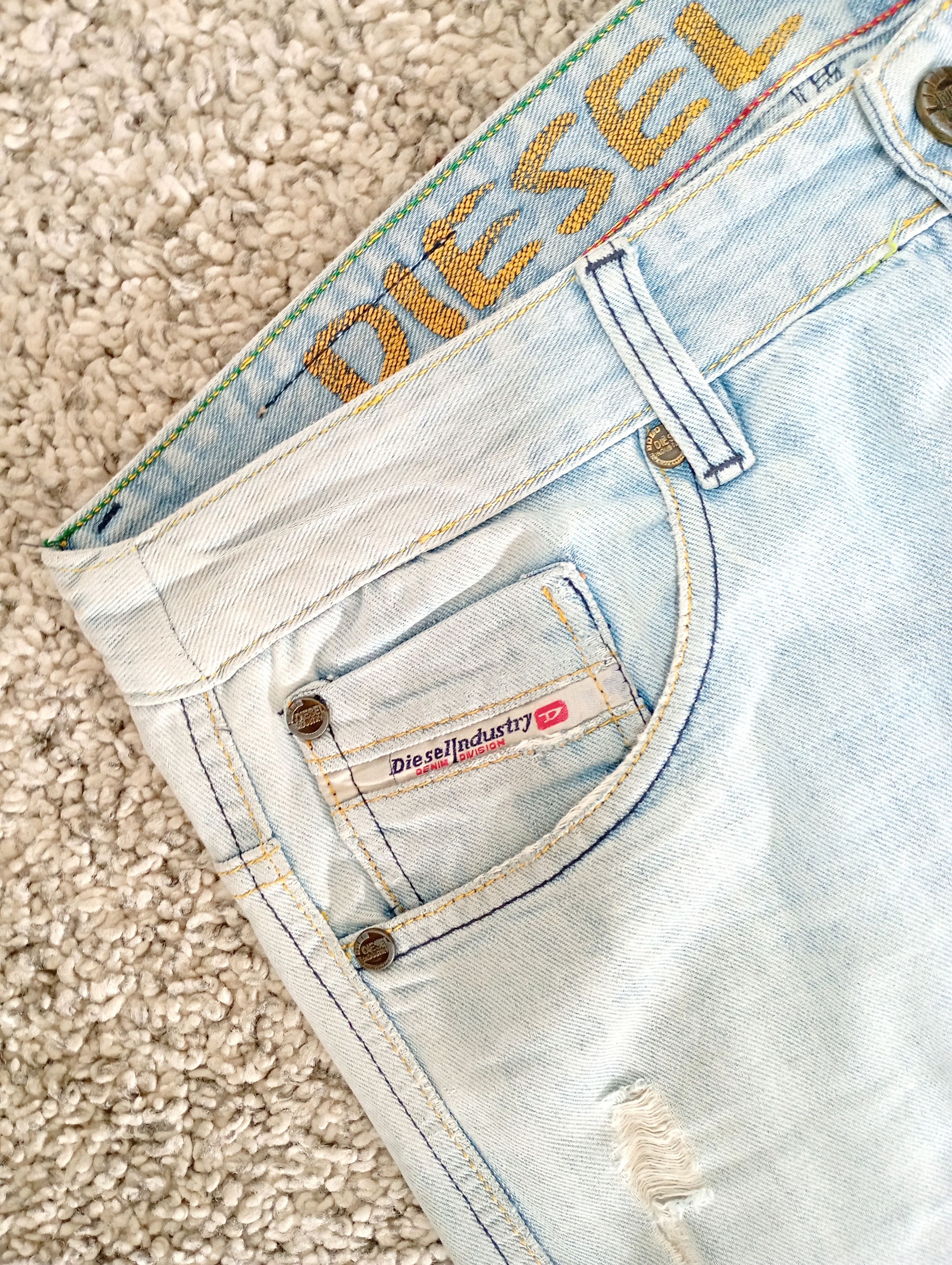 Diesel × Vintage Diesel Distressed Faded Vintage Denim Jean Pants Size US 34 / EU 50 - 2 Thumbnail