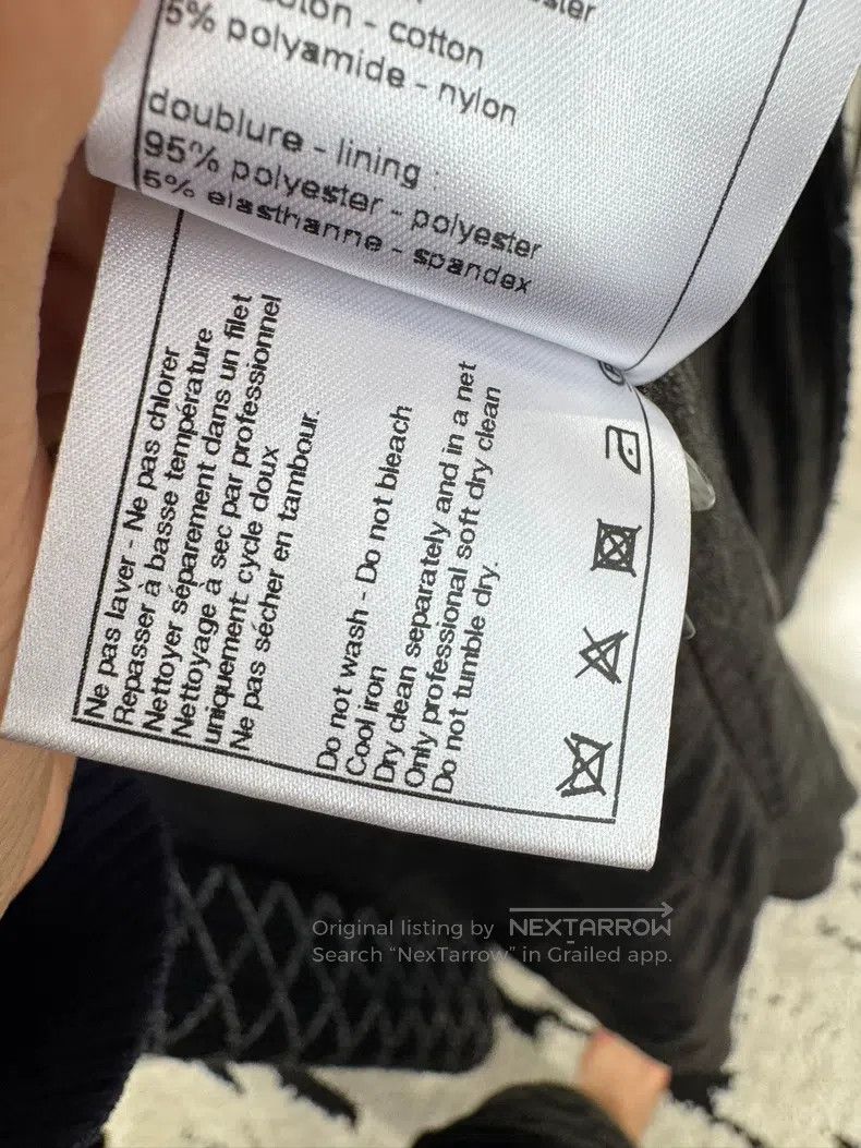 Chanel Chanel Black and white checkered medium and long coat Size XS / US 0-2 / IT 36-38 - 7 Thumbnail