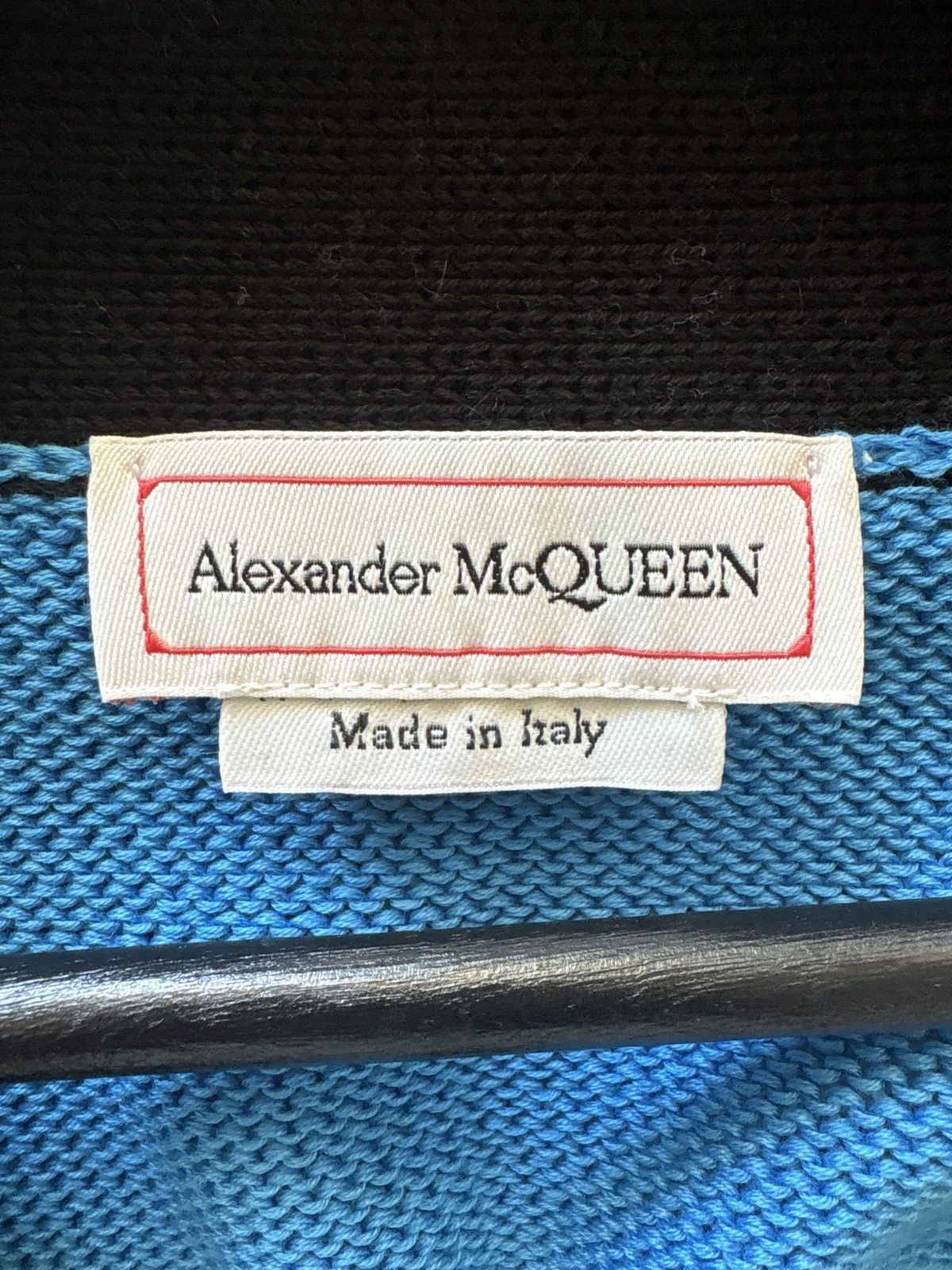 Alexander McQueen Alexander McQueen striped cotton-knit cardigan Size US L / EU 52-54 / 3 - 3 Thumbnail