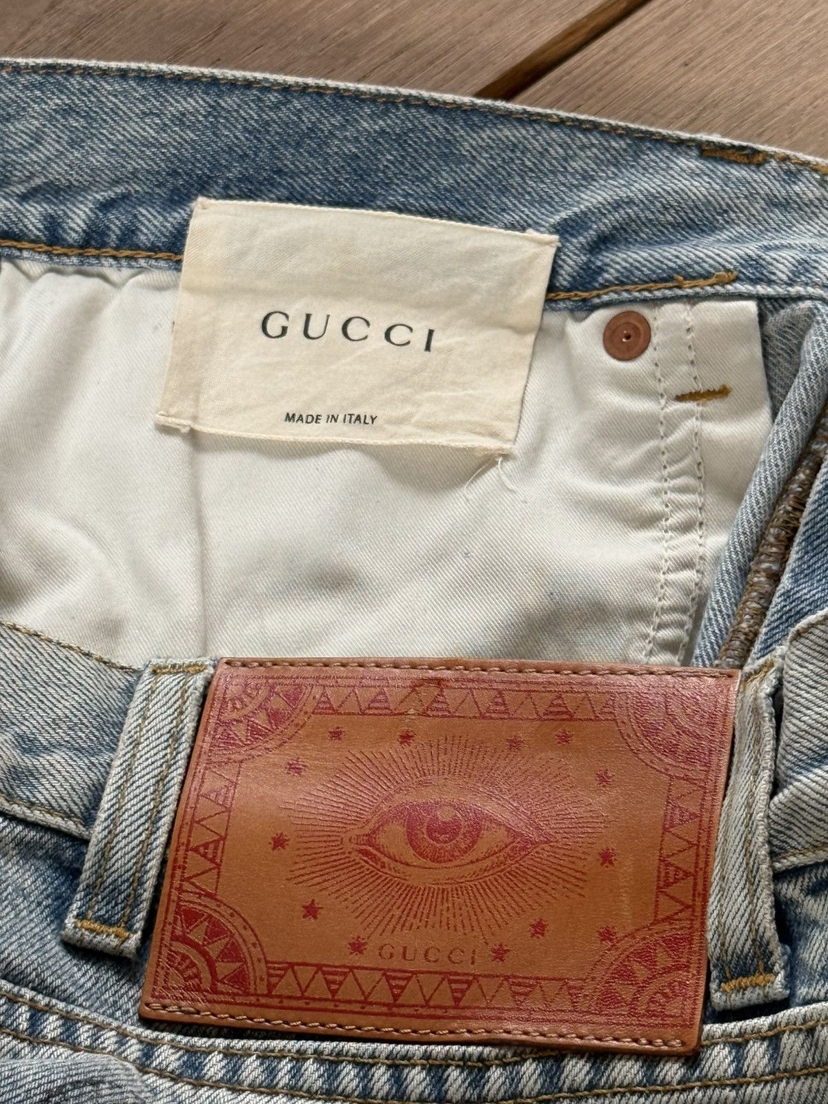 Gucci Gucci Light Blue Distressed Jeans Size US 36 / EU 52 - 4 Thumbnail