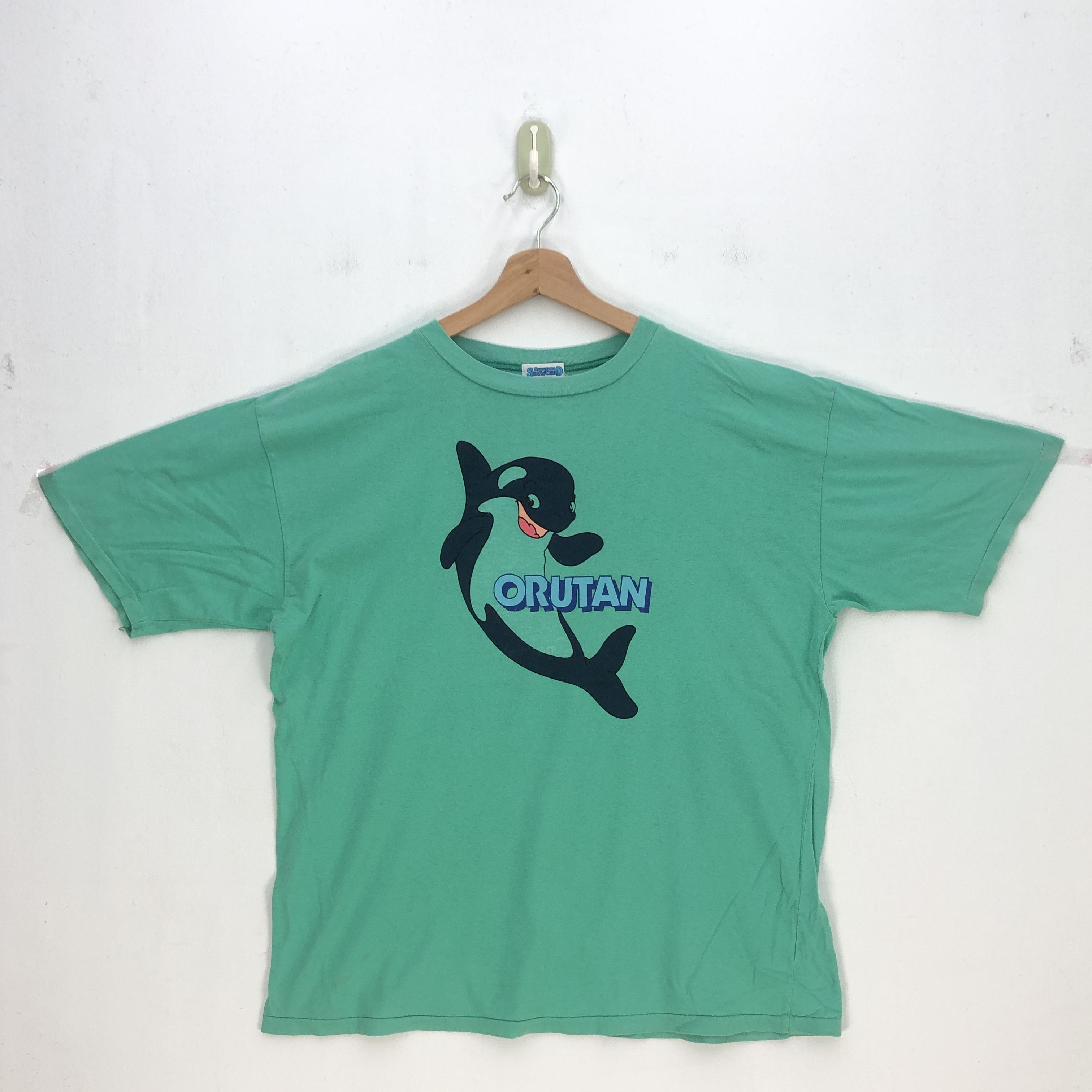 Japanese Brand Vintage 90s Kamogawa Sea World Tshirt Japanese Aquarium Tees Size US L / EU 52-54 / 3 - 1 Thumbnail