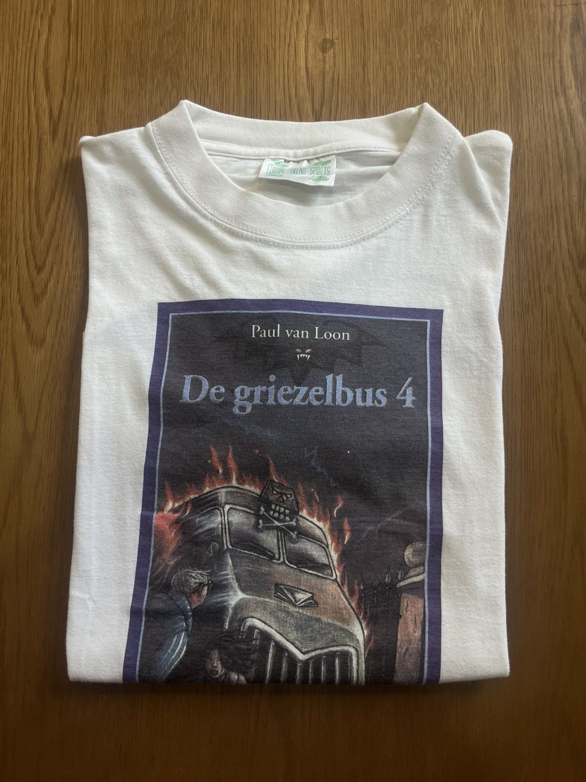 Vtg De griezelbus 4 by Paul Van Loon 98’s tshirt