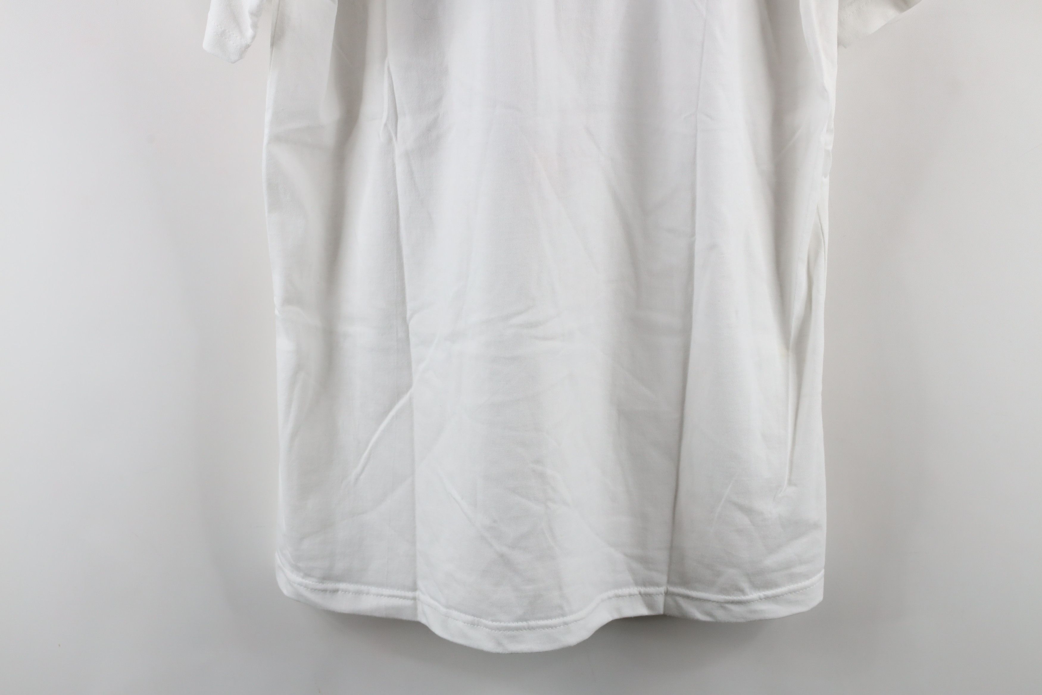 Vintage Vintage 90s Streetwear Rooster Chicken T-Shirt White Cotton Size US L / EU 52-54 / 3 - 11 Thumbnail