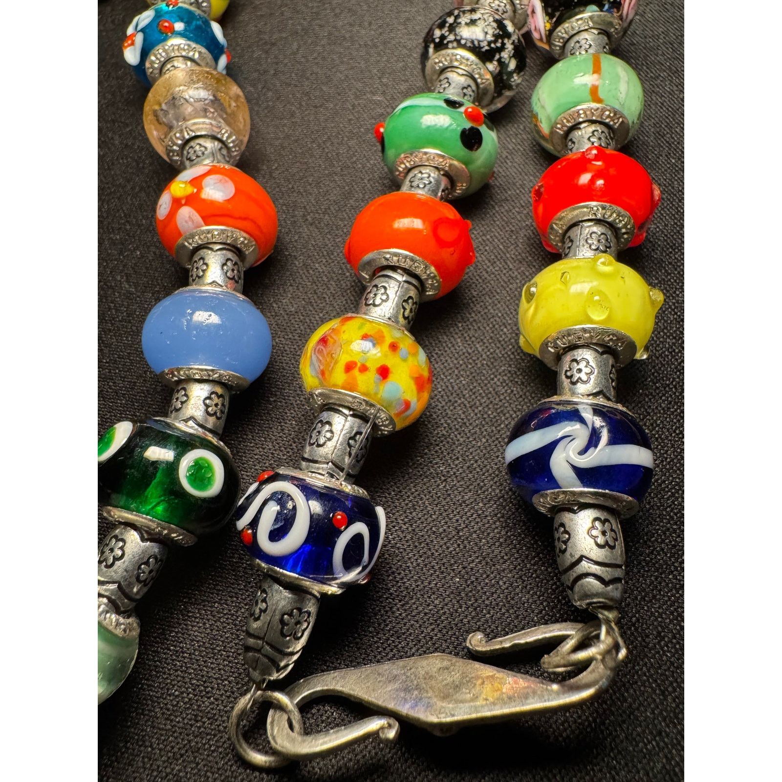 Other Lampwork Glass Beads Necklace 40 Beads 25in RubyCA Size ONE SIZE - 3 Thumbnail