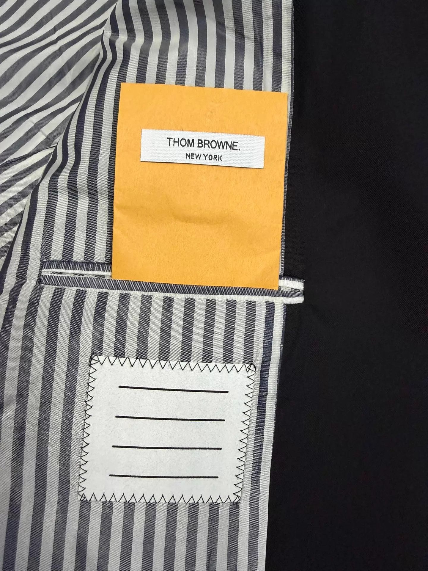 Thom Browne Thom Browne Men's MTM 4-Bar Black Wool Suit Size US XL / EU 56 / 4 - 4 Thumbnail