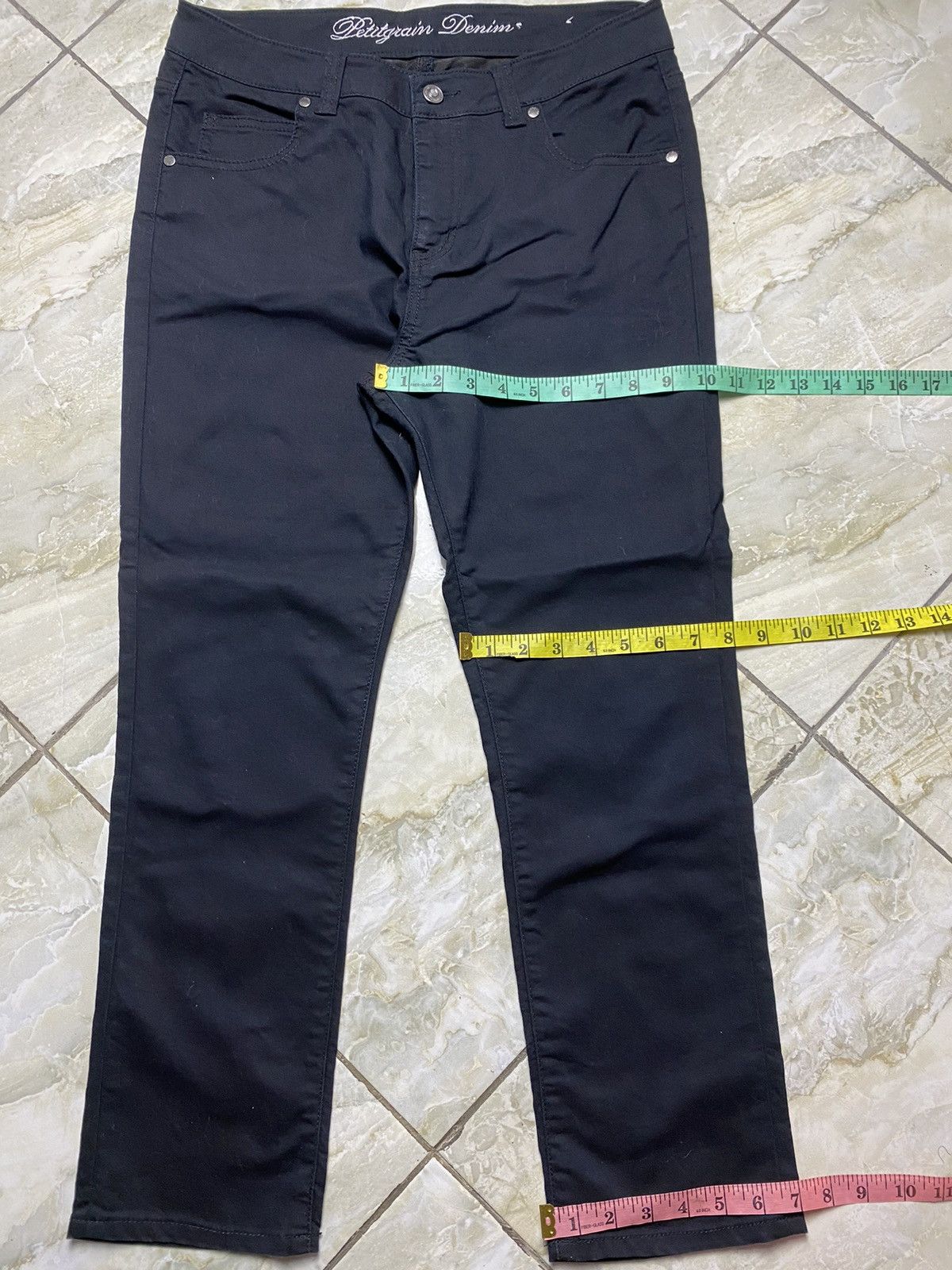 Japanese Brand Petitgrain Denim Jean Size 31" - 6 Thumbnail