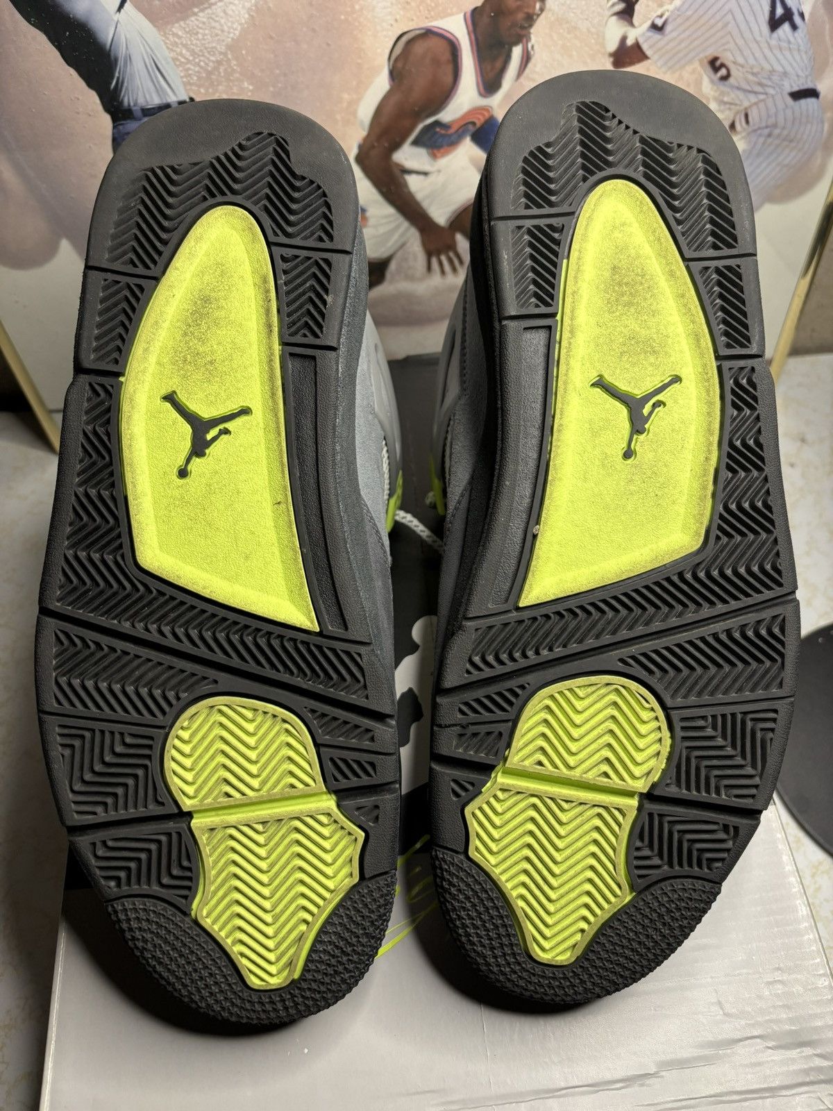 Jordan Brand Jordan Retro 4 ‘neon’ Size US 11.5 / EU 44-45 - 5 Thumbnail