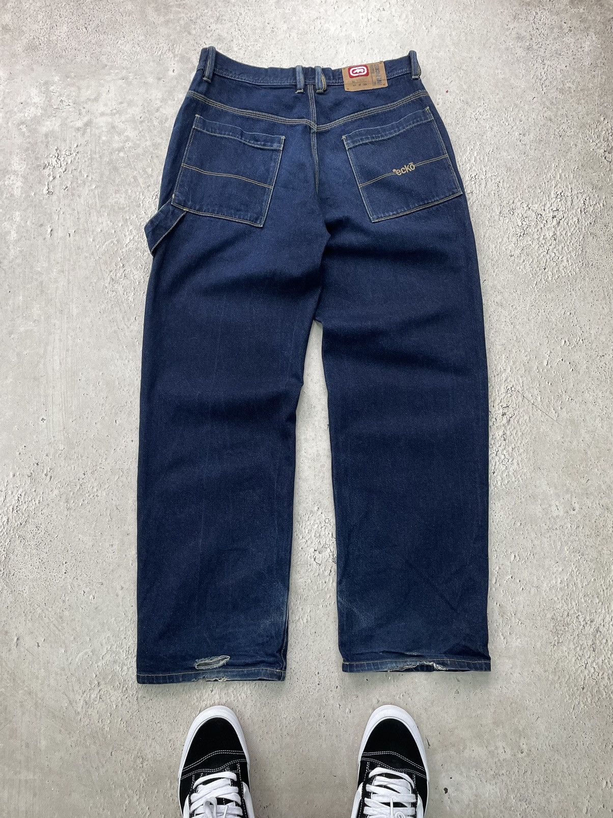 Ecko Unltd. × JNCO VINTAGE BAGGY DISTRESSED Y2K ECKO UNLTD. Pants Size US 32 / EU 48 - 1 Thumbnail