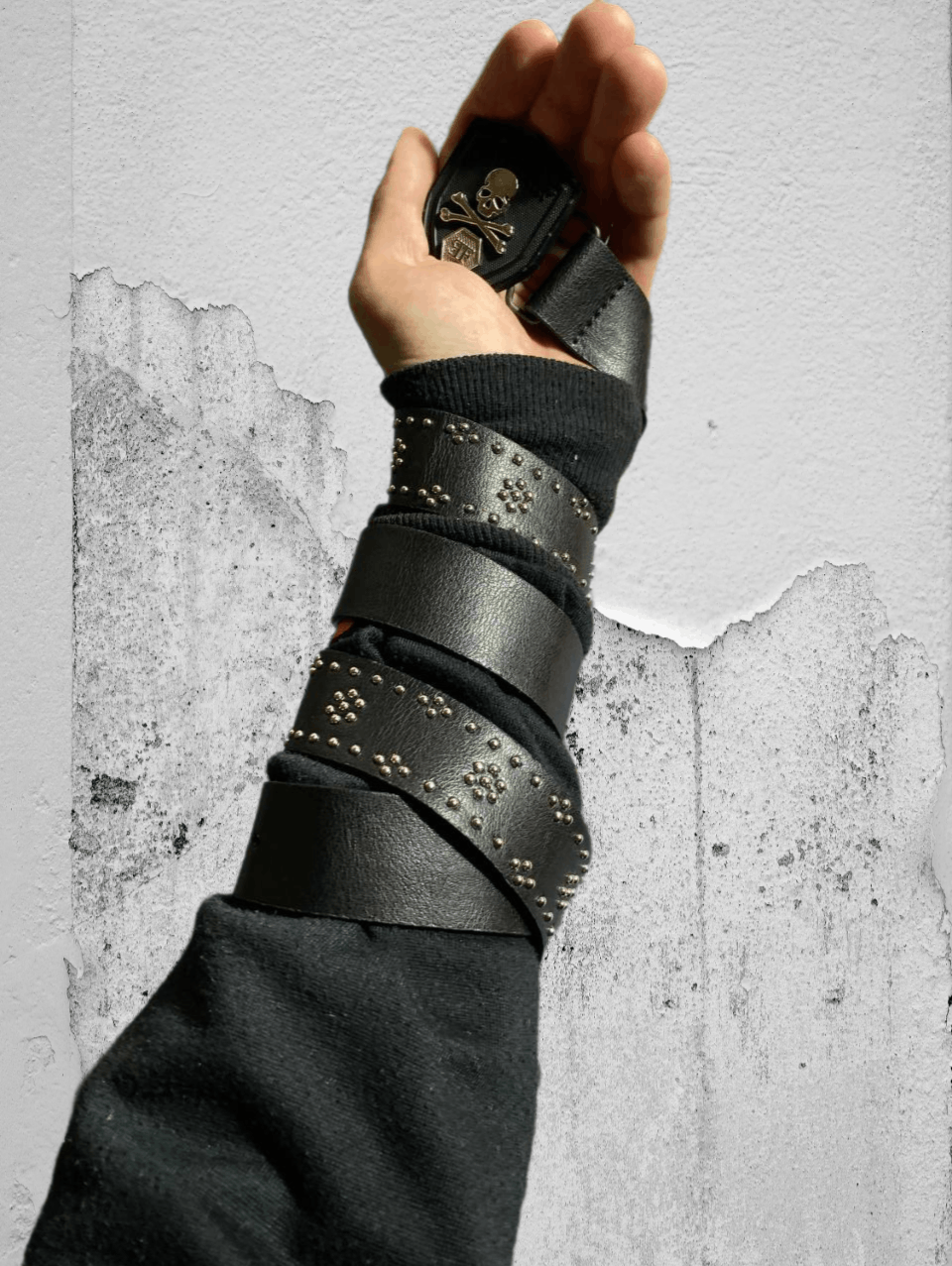 Japanese Brand Vintage 90s Punk Belt Leather Band Rock Y2K 90s Y2K Size ONE SIZE - 1 Thumbnail