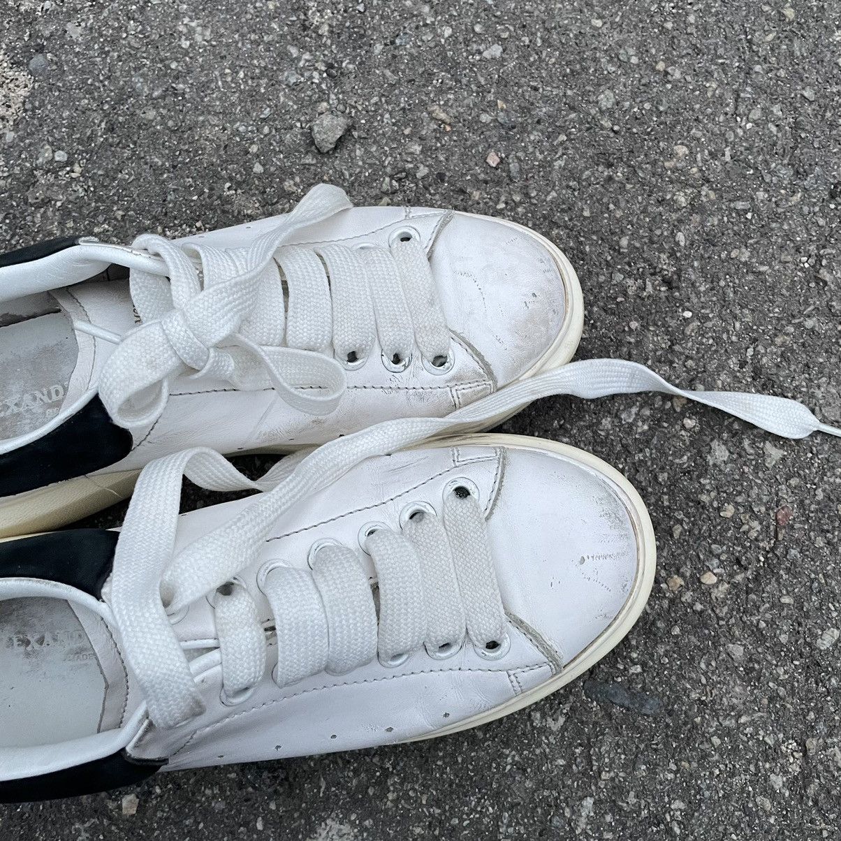 If Six Was Nine 39 Alexander McQueen white shoes distress sneakers mcq chrom Size US 6 / EU 39 - 4 Thumbnail