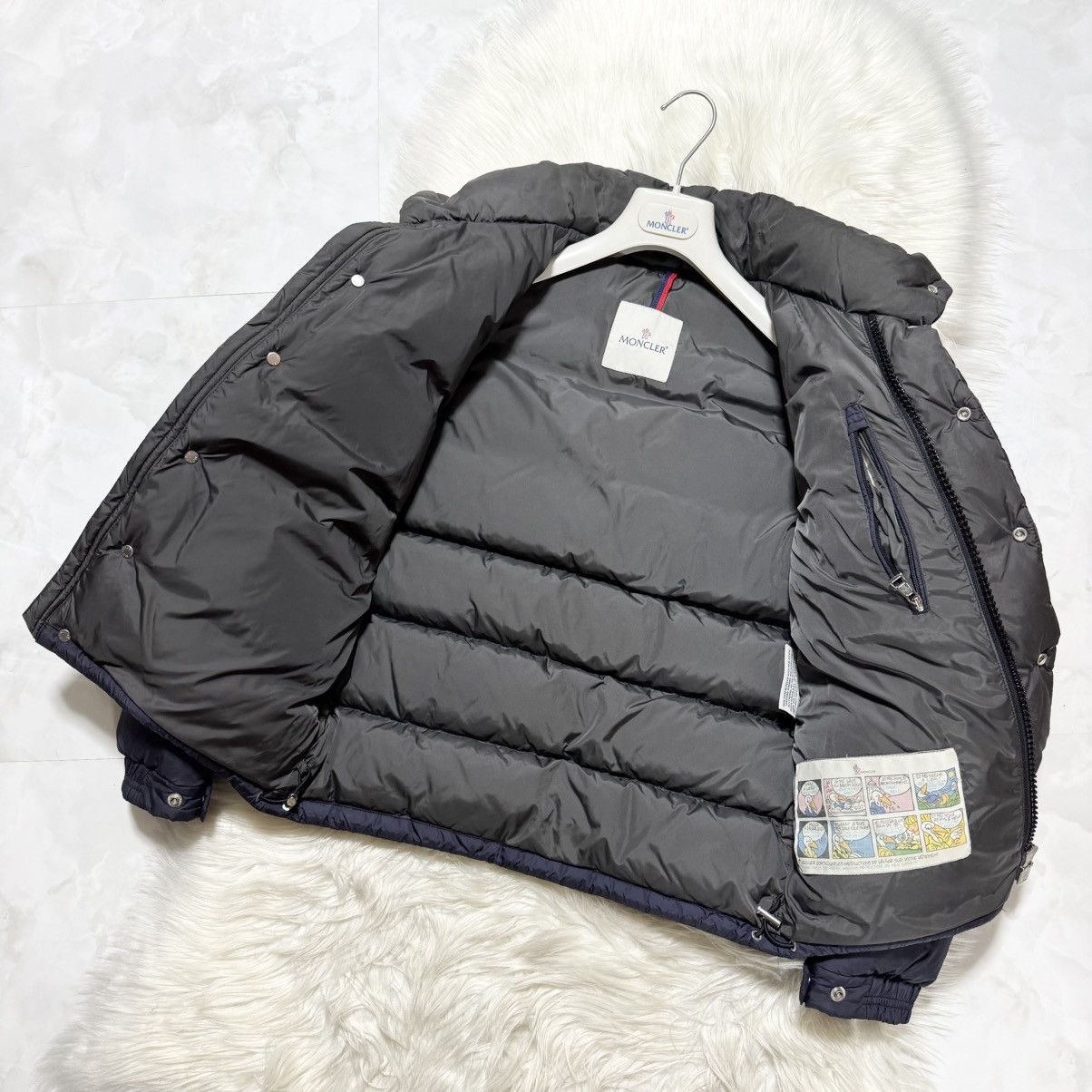 Moncler Authentic Moncler BREL Puffer Down Jacket 0 Dark Navy Size US XS / EU 42 / 0 - 8 Thumbnail