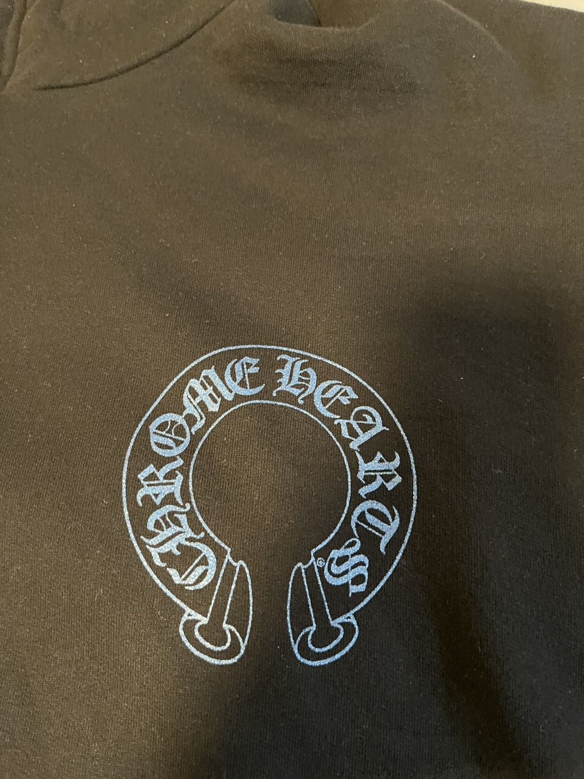 Chrome Hearts Chrome Hearts Friends and Family Blue Horseshoe Logo Hoodie Size US XXL / EU 58 / 5 - 2 Thumbnail