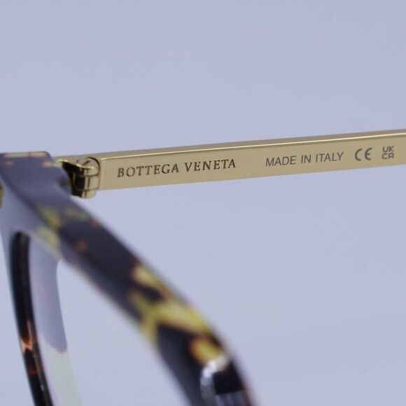 Bottega Veneta Bottega Veneta BV1009O 003 Eyeglasses Havana/Gold 54mm Size ONE SIZE - 8 Thumbnail