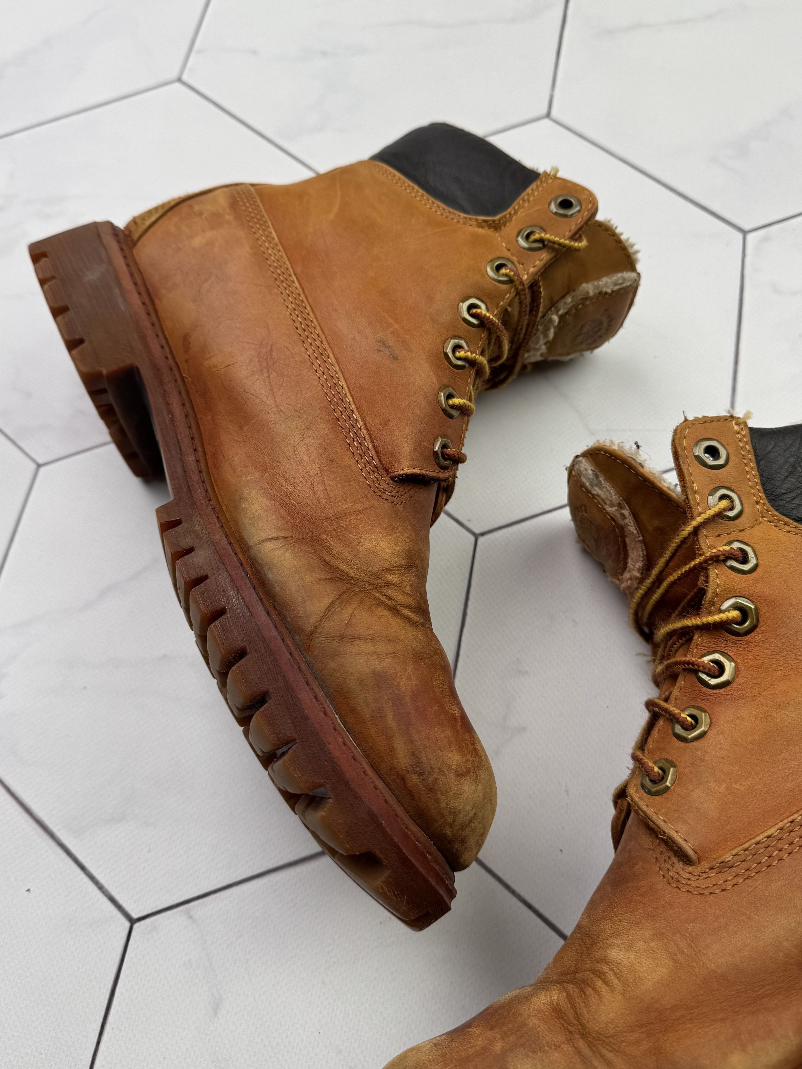 Timberland Timberland Vintage Faded Leather Boots (B562)E2 Size US 8.5 / EU 41-42 - 5 Thumbnail