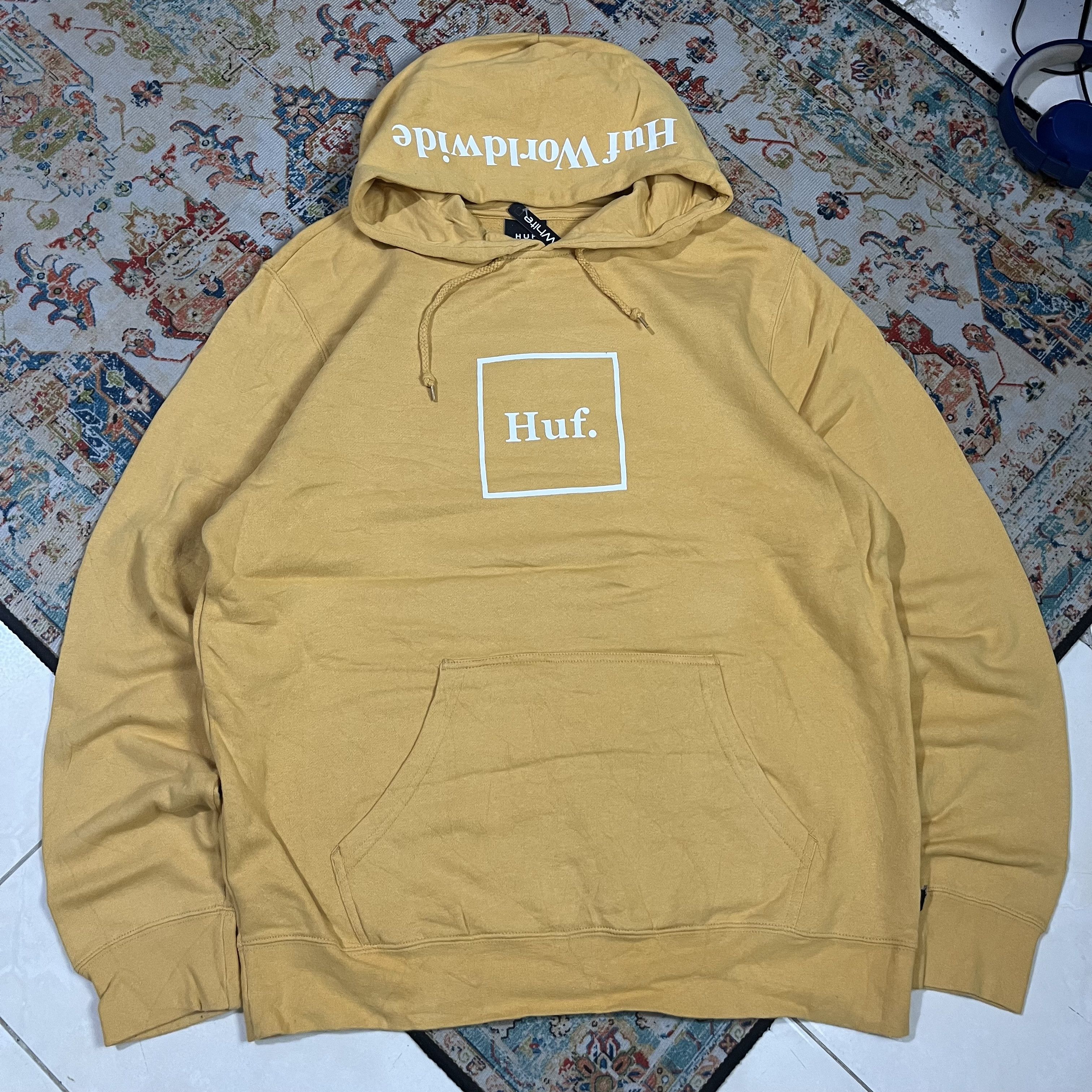 Huf × Vintage Huf worlide pullover hoodie Size US M / EU 48-50 / 2 - 4 Thumbnail