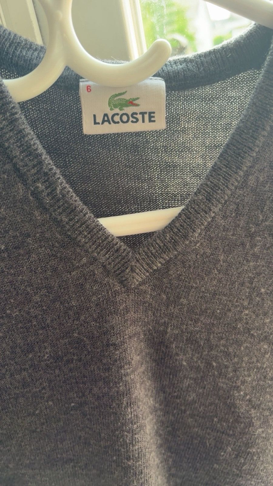 Lacoste Lacoste Wool Sweat Vest Size 6 Size US M / EU 48-50 / 2 - 2 Thumbnail